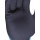 Lot de 5 gants manutention légère singer - milieux humides 3/4 enduit nitrile paume enduite sans picot jauge 15 - Taille au choix 