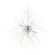 Magnifique lustre à suspension effet système-solaire de 40cm de diamètre avec 8 ampoules g4 10w incluses 