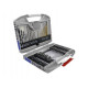 Mallette de 54 outils mixtes forets et embouts tivoly + 1 led 