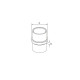 Manchon de liaison inox a4 