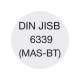 Mandrin porte-fraises à double usage, DIN JISB 6339 (MAS-BT), d : 27 mm, MAS-BT 40, a 55 mm, l : 21 mm, l1 : 33 mm, d1 : 48 mm 
