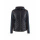 Veste hybride avec rembourrage thermo-léger femme Marine-Foncé-Noir