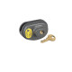 Master lock - 087431 - cadenas à clé en acier et zinc pour revolver 