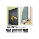 Mastic haute performance sika sikahyflex 220 window - gris - 400ml 