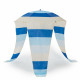 Maui extra 2 transats chaises pliables parasol jardin plage       bleu 