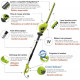 Taille haies électrique RYOBI sur perche 400 W RPT4045 - 5133001253 