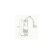 Mécanisme de chasse d eau de WC double poussoir à câble Doubs C53 d OLFA 