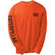 Caterpillar c1510034 - t-shirt à manches longues - homme - Coloris au choix Orange