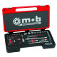 Mob peddinghaus - outillage 9499100001 cargo 1/4- 1/2'' 70 pièces + trousse textile 30 pieces 
