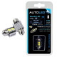 Pack p43 4 ampoules led / t10 (w5w) 5 leds + navette c5w 31mm 2 leds autoled® 