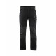 Pantalon maintenance stretch 4D  14221645 Noir-Jaune fluo