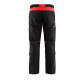Pantalon industrie poches genouillères stretch 2D 14481832 - Couleur et taille au choix Noir-Rouge