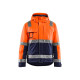 Veste hiver haute-visibilité stretch 48701987 - Couleur au choix Orange fluo- Marine 