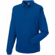 Sweat-shirt de travail col polo russell - Coloris et taille au choix Bleu