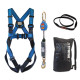Kit antichute harnais HT22 + Blocfor 1.8 + Anneau AS19S TRACTEL - 67472 