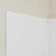 Pack 2 panneaux muraux en aluminium blanc 120x210 cm + profilés finition et angle chrome Aurlane - PACP301 
