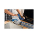 Pack scheppach scie plongeante - 160mm - 1200w - pl55 - 2 rails de guidage - 1 serre-joint 