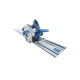 Pack scheppach scie plongeante - 160mm - 1200w - pl55 - 2 rails de guidage - 2 serre-joints 