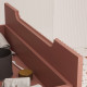 Meuble de Salle de Bains LEON 80cm Terracotta – 2 Tiroirs en MDF Ondulés – Vasque à encastrer Aurlane - PACM730 