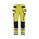 Pantalon de travail haute visibilité blaklader stretch 4d classe 2 - Couleur au choix Jaune-Noir