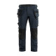 Pantalon artisan denim stretch avec poches flottantes 17501141 - Couleur au choix Marine-Noir