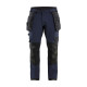 Pantalon artisan stretch 4D poches flottantes détachables 17201645 - Taille au choix Marine-Foncé-noir