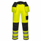 Pantalon haute visibilité multi poches Vision - T501 - Couleur et taille au choix Jaune-Noir
