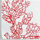 Papier peint corail rouge - CORALLO ROSSO++ 