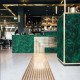 Papier peint en malachite vert - MALACHITE++ 