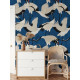 Papier peint Hérons bleus - AIRONI BLU++ 
