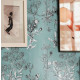 Papier peint illustrations botaniques florales - WILD FLOWER 