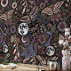 Papier peint jardin gothique Mystical Midnight Garden - WITCH GARDEN 
