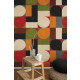 Papier peint rétro moderne du milieu du siècle - MIDCENTURY 
