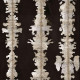 Papier peint tâches d'encres beiges sur fond noir InkBlot Shibori - INK BLOT CREAM++ 