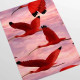 Papier peint tropical oiseaux roses - IBIS++ 