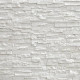 Parement imitation pierre blanc plâtre 0.82 m2 