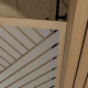 Paroi de douche 120 x 200 HINATA - Style Japandi géométrique Aurlane - FAC1061 