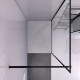 Paroi de douche 120x200 + receveur 120×80 cm - Cadre et barre noir mat - CONTOURING 120 Aurlane - PACF009 