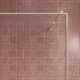 Paroi de douche 120x200cm - Verre anticalcaire - Encadrement Ultra-Fin - Finition Or Brossé - LEA Aurlane - FAC1124 