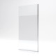 Paroi de douche à l’italienne 90x200 cm verre transparent 8mm avec bande dépoli Aurlane - FAC236 
