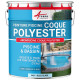 Peinture piscine polyuréthane pour coques polyester, béton - arcapiscine coque polyester – Couleur et conditionnement au choix Bleu-clair|5 Kg