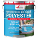 Peinture piscine polyuréthane pour coques polyester, béton - arcapiscine coque polyester – Couleur et conditionnement au choix Gris-foncé|5 Kg