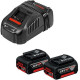 Perceuse visseuse sans fil bosch gsb-18v 60c+ 2 batteries li-ion 6,0 ah + chargeur rapide 60 nm max mandrin 13 mm coffret bosch 