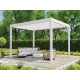 Pergola Bioclimatique 3x4m – ECLIPSE 12m²  Autoportée Lames orientables de 0 à 120° - Couleur au choix Blanc