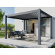 Orion 3x4m avec store lateral 3m - anthracite 