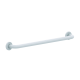 Barre d'appui droite en acier époxy blanc - 600 mm (sans vis) - Ø 25 mm - PRESTO - 60343 