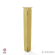 Pied DECO-GEM pour table basse en acier Jaspe, H.39 cm Doré