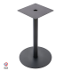 Pied de table en Acier - Diamant - H.70cm Noir