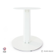 Pied central DECO-GEM pour table basse en acier à visser Zircon, H.71 cm Blanc