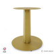 Pied central DECO-GEM pour table basse en acier à visser Zircon, H.71 cm Doré